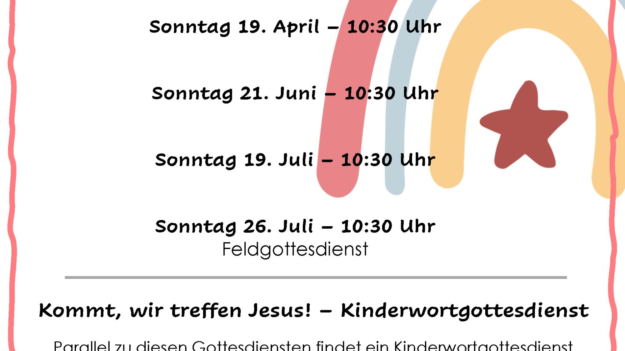 Familiengottesdienste
