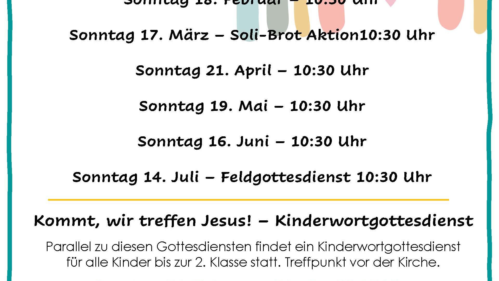 Familiengottesdienste