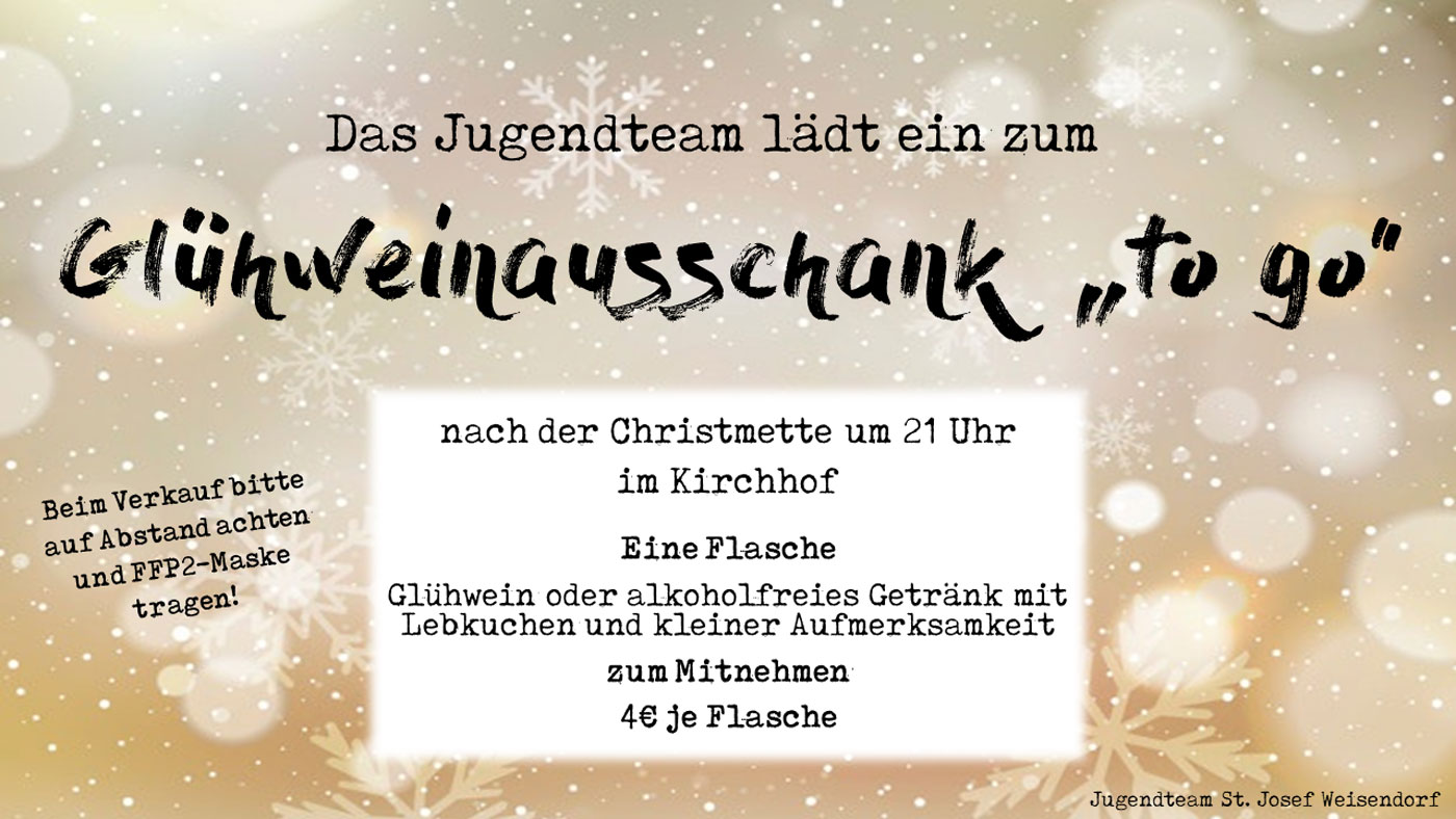 GLÜHWEINAUSSCHANK „TO GO“