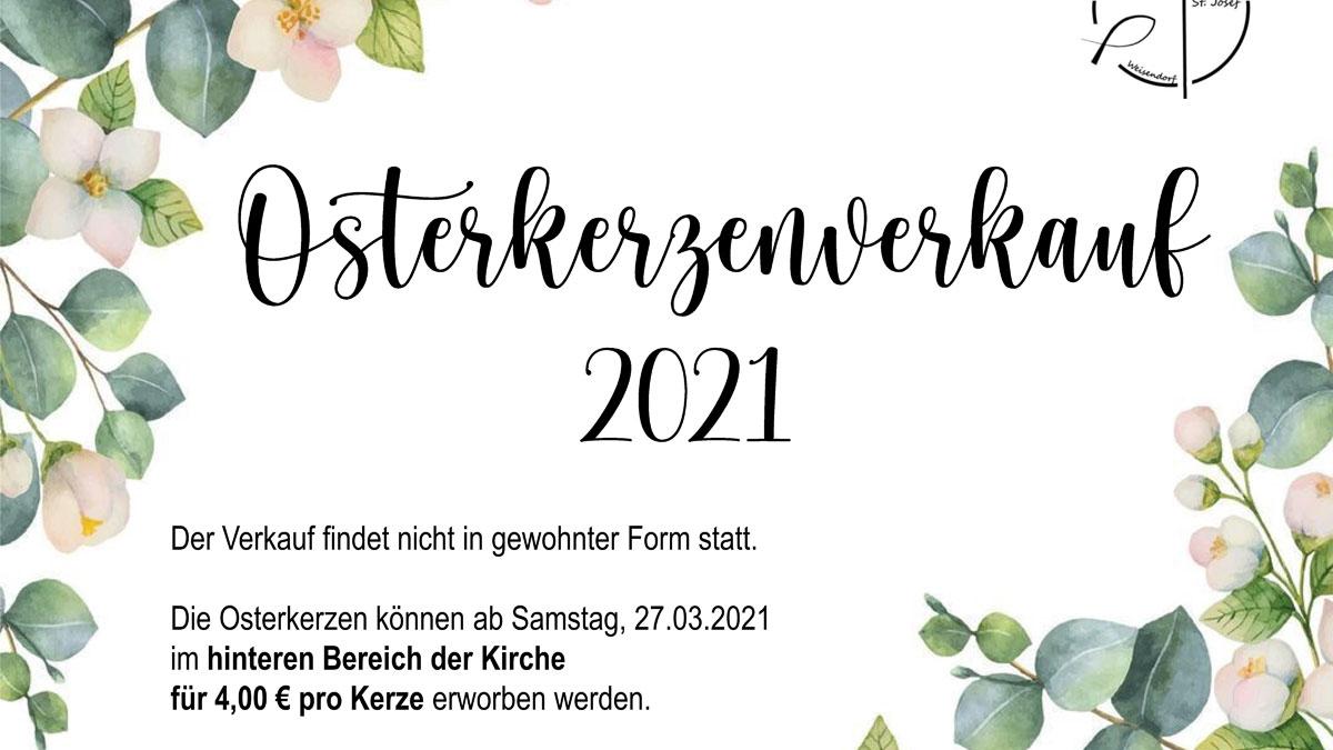 Osterkerzenverkauf