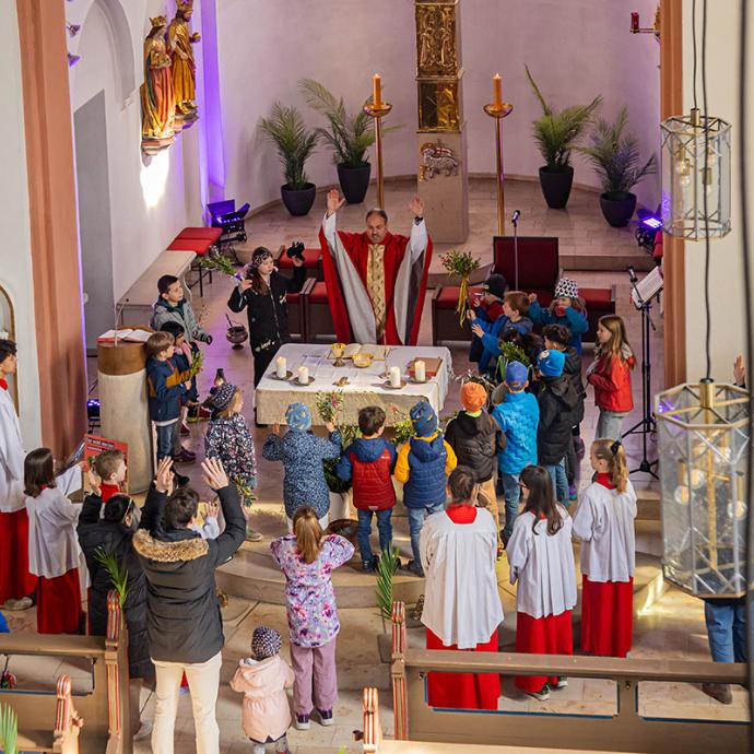 Palmsonntag in Sankt Josef