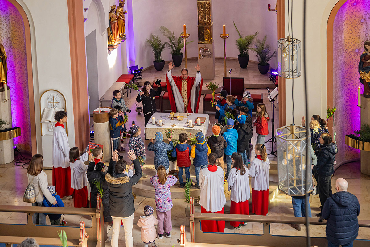 Palmsonntag in Sankt Josef