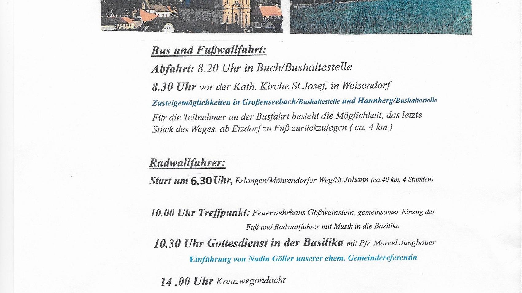 Pfarrwallfahrt