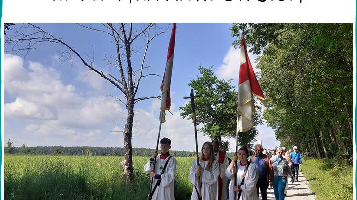 Prozession zum Auracher Kreuz