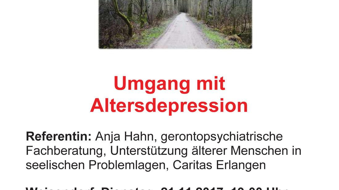 Umgang mit Altersdepression